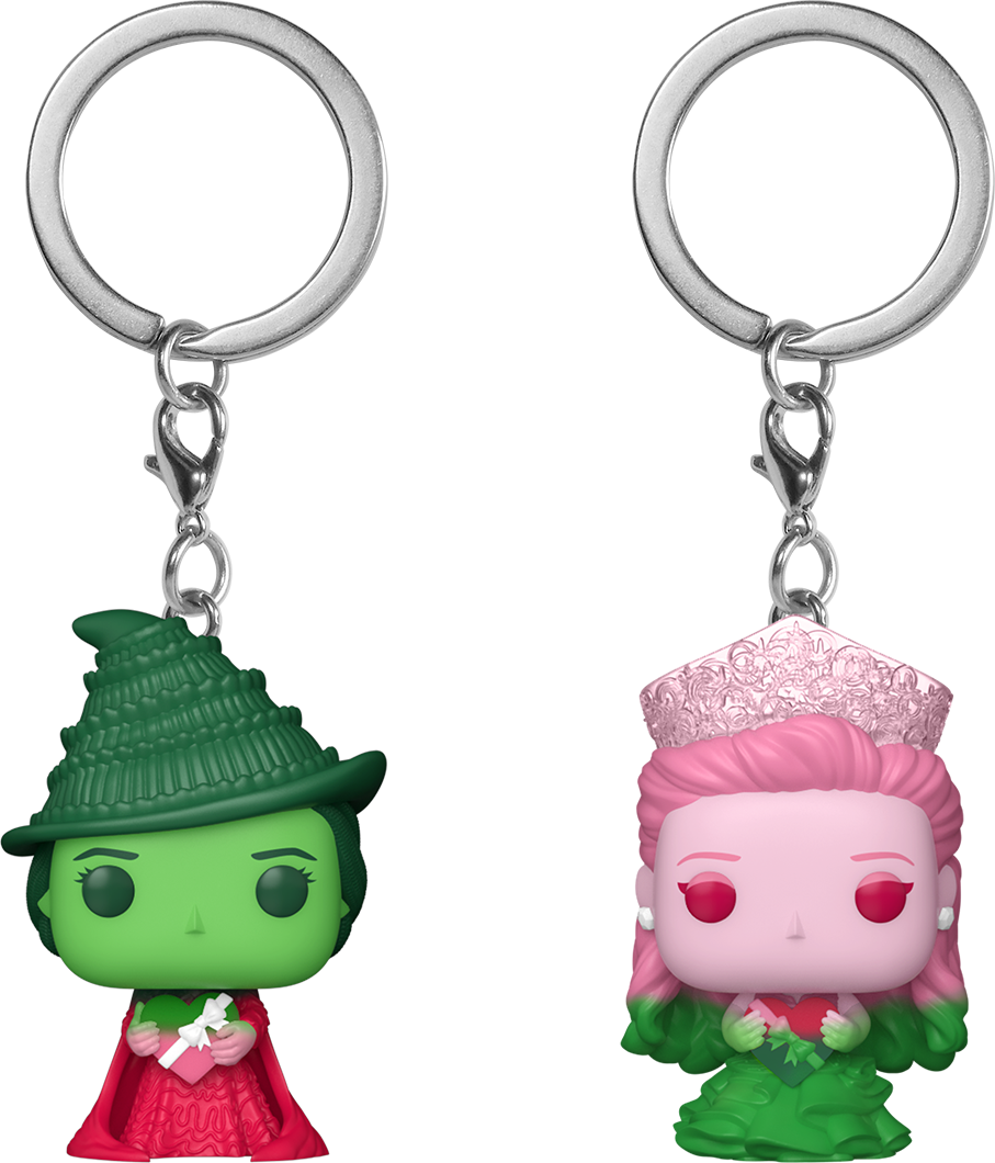 Wicked (2024) - Glinda & Elphaba (Ombre) Pop! Keychain 2-Pack
