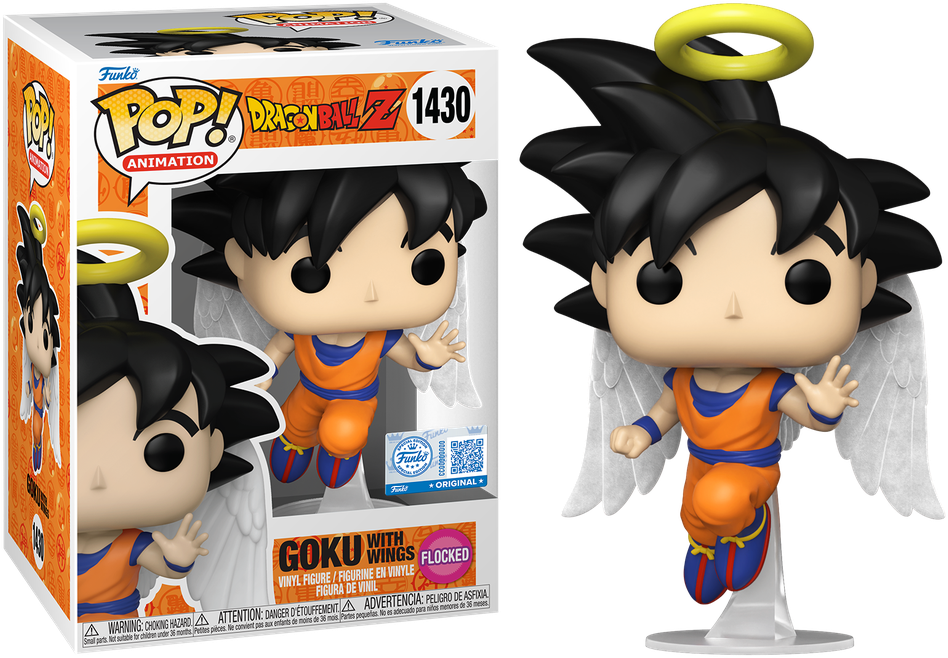 Dragon Ball Z - Goku con alas (flocado) Pop! Vinyl
