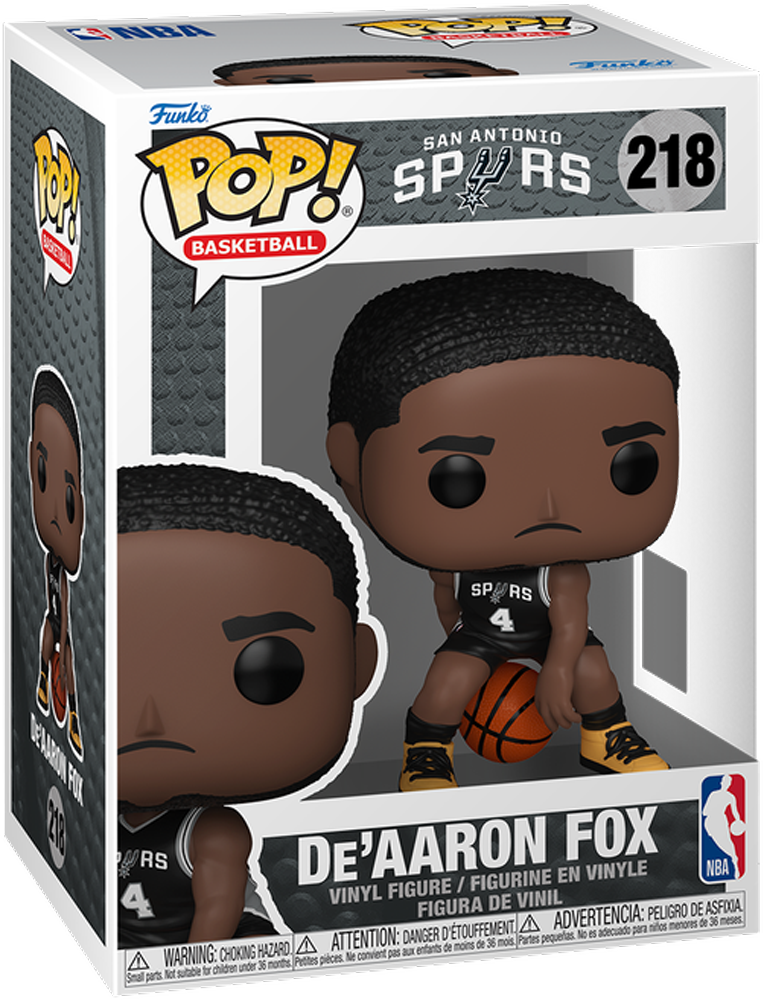NBA: Spurs - De'Aaron Fox Pop! Vinilo