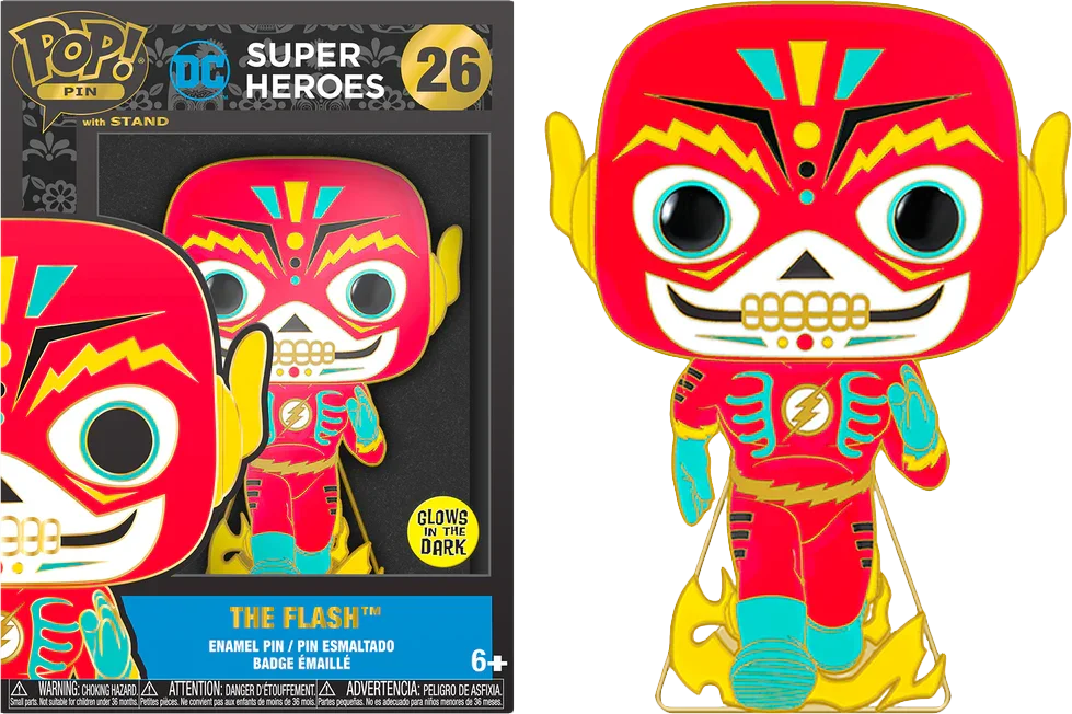 DC Comics - Flash Day of Dead 4" Pop! Pin