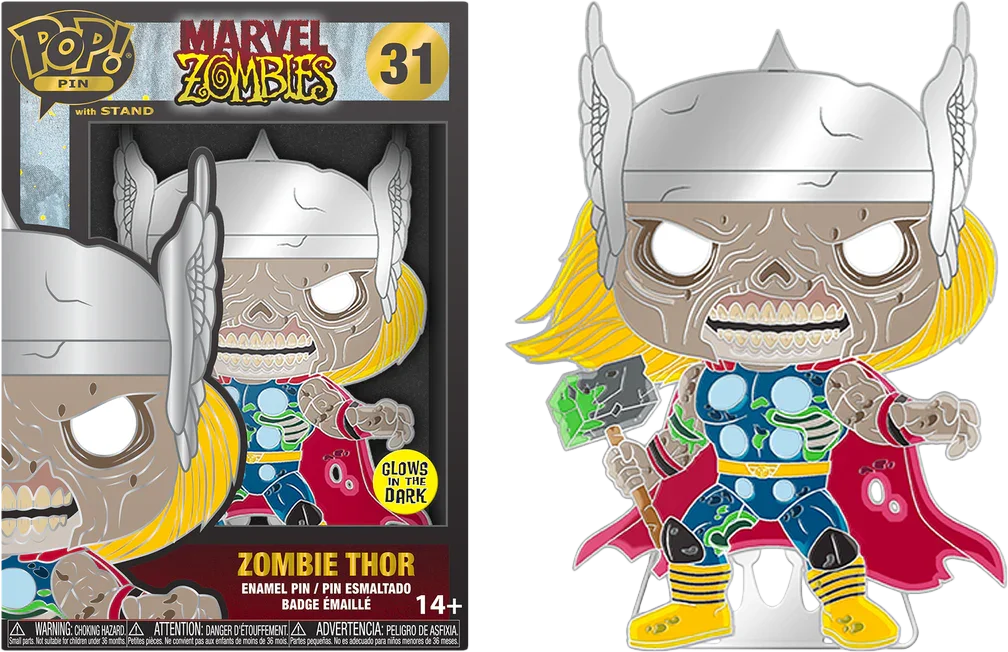 Marvel Comics - Zombie Thor 4" Pop! Pin