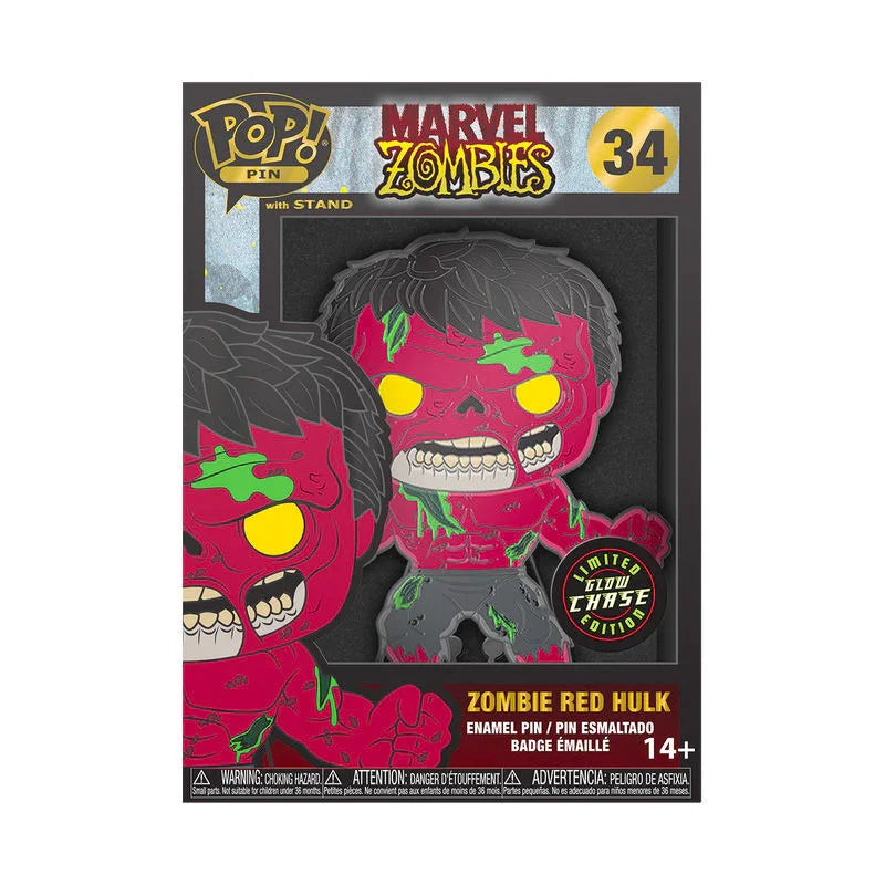 Marvel Comics - Zombie Hulk (with chase) 4" Pop! Pin