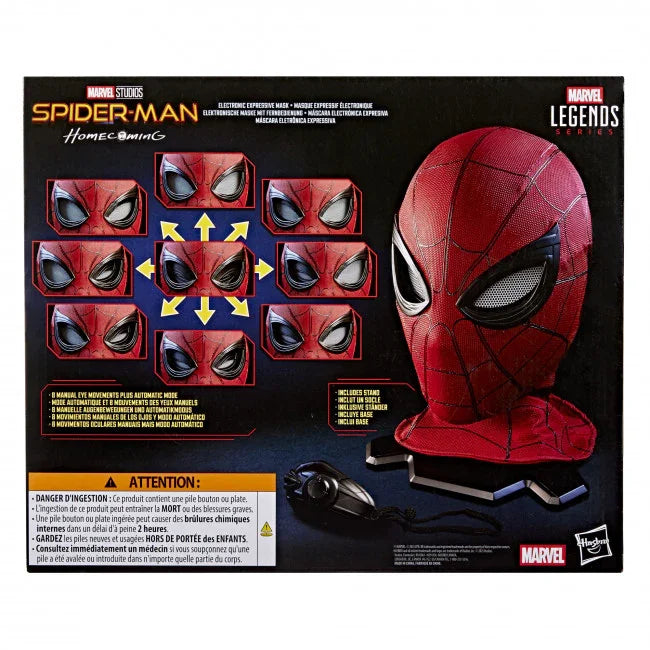 Marvel Legends Series Spider-Man Electronic Expressive Mask