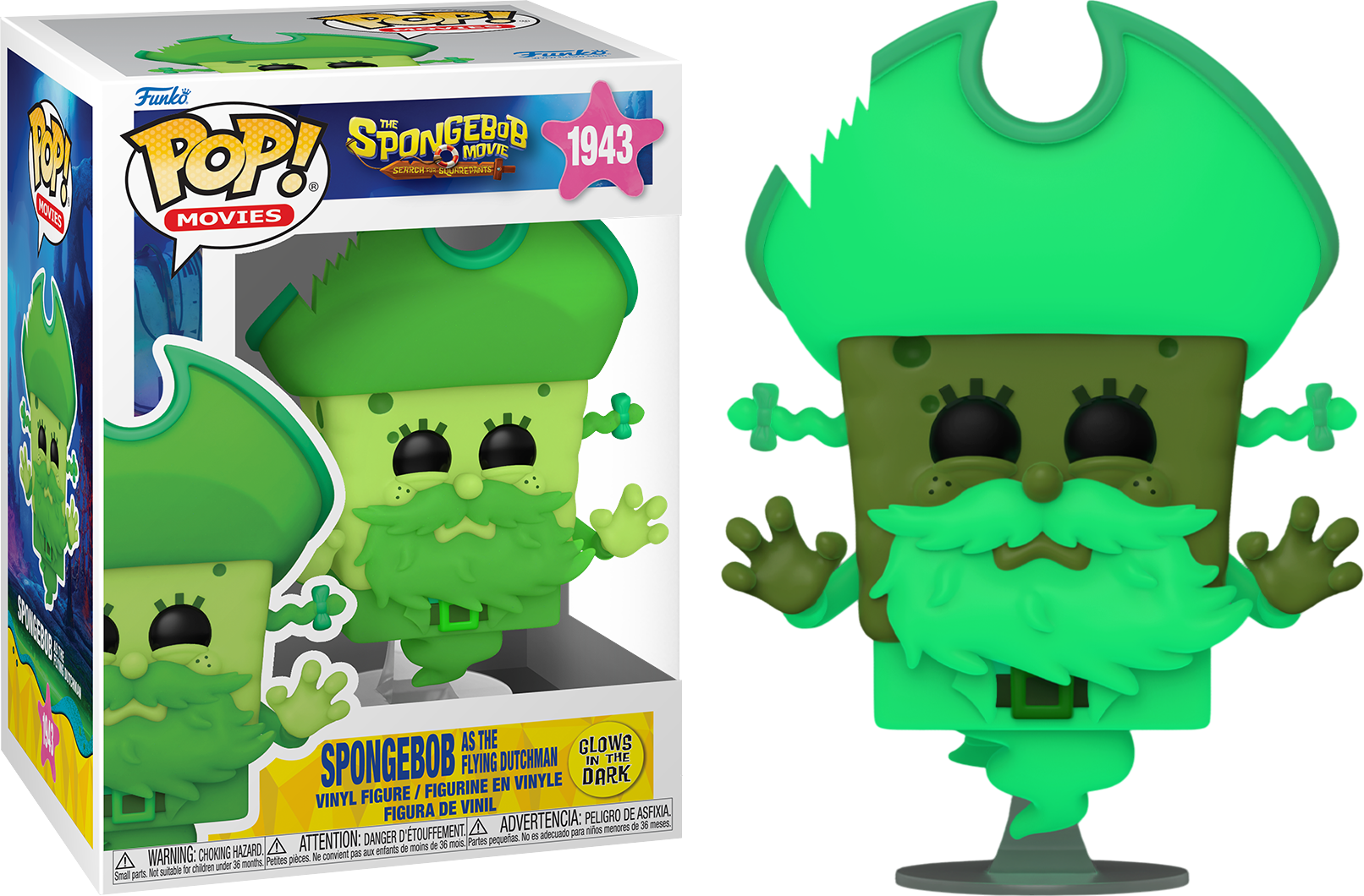 The SpongeBob Movie (2025) - SpongeBob as The Flying Dutchman Slow Pop! Vinyl
