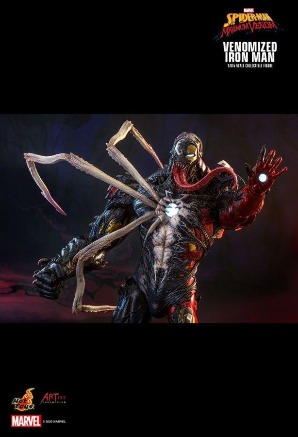 HOTAC04 Spider-Man Maximum Venom - Venomized Iron Man 1:6 Scale 12" Action Figure - Hot Toys - Titan Pop Culture