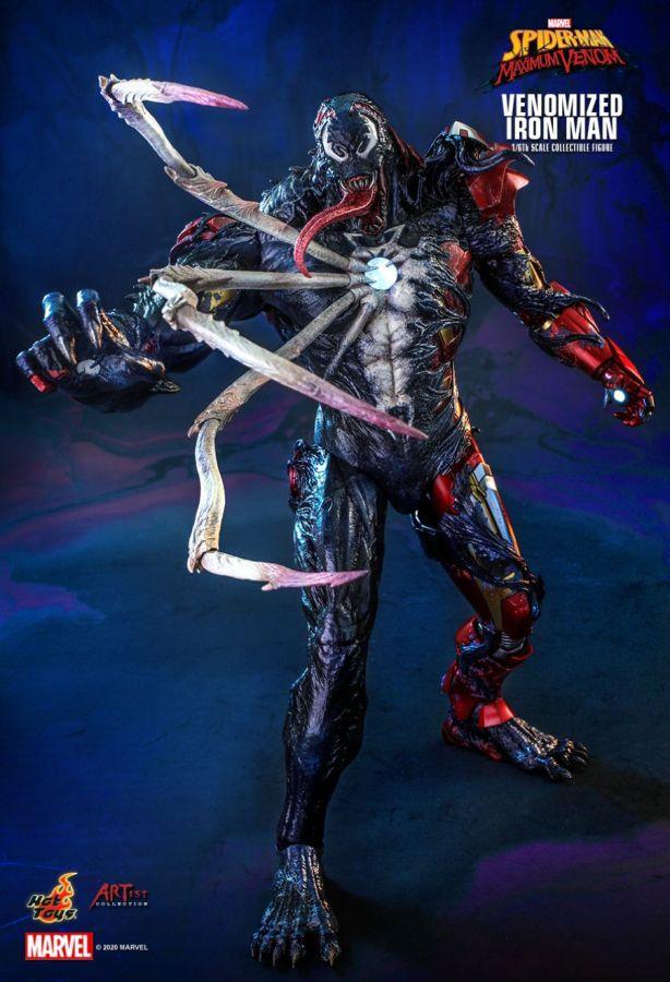 HOTAC04 Spider-Man Maximum Venom - Venomized Iron Man 1:6 Scale 12" Action Figure - Hot Toys - Titan Pop Culture