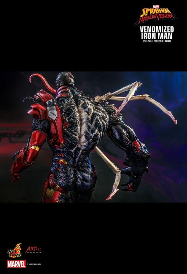 HOTAC04 Spider-Man Maximum Venom - Venomized Iron Man 1:6 Scale 12" Action Figure - Hot Toys - Titan Pop Culture