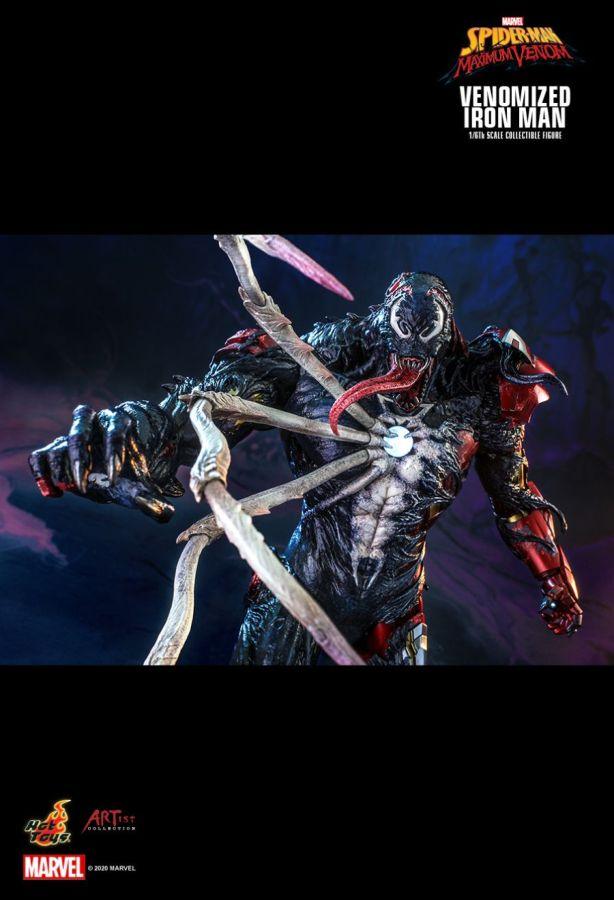 HOTAC04 Spider-Man Maximum Venom - Venomized Iron Man 1:6 Scale 12" Action Figure - Hot Toys - Titan Pop Culture