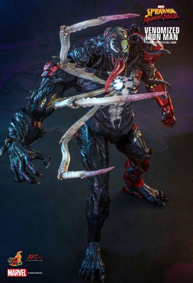 HOTAC04 Spider-Man Maximum Venom - Venomized Iron Man 1:6 Scale 12" Action Figure - Hot Toys - Titan Pop Culture
