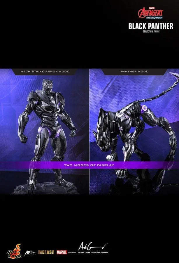 HOTAC05D55 Avengers: Mech Strike - Black Panther Diecast 1:6 Scale Action Figure - Hot Toys - Titan Pop Culture