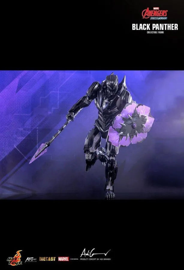 HOTAC05D55 Avengers: Mech Strike - Black Panther Diecast 1:6 Scale Action Figure - Hot Toys - Titan Pop Culture