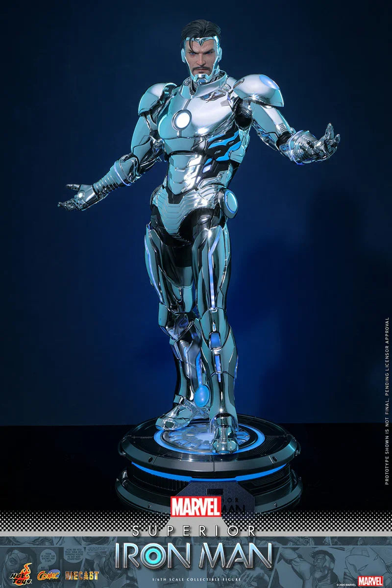 Iron Man - Figura de acción coleccionable de Iron Man superior a escala 1:6.