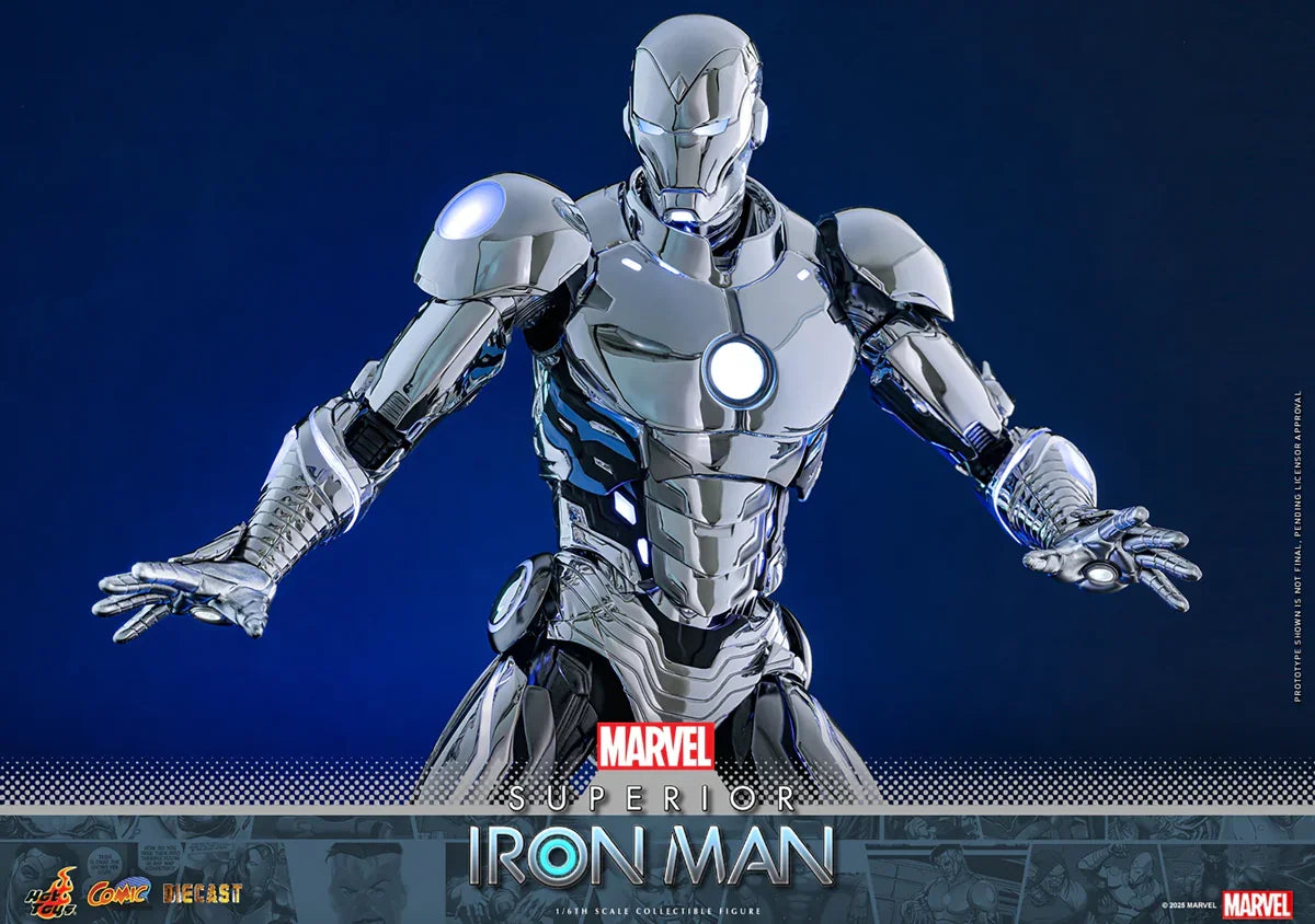 Iron Man - Figura de acción coleccionable de Iron Man superior a escala 1:6.