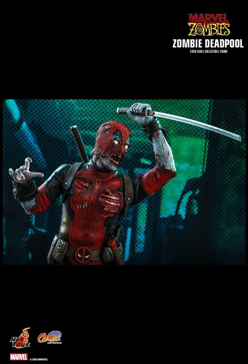 HOTCMS06 Marvel Zombies (comics) - Deadpool 1:6 Scale 12" Action Figure - Hot Toys - Titan Pop Culture