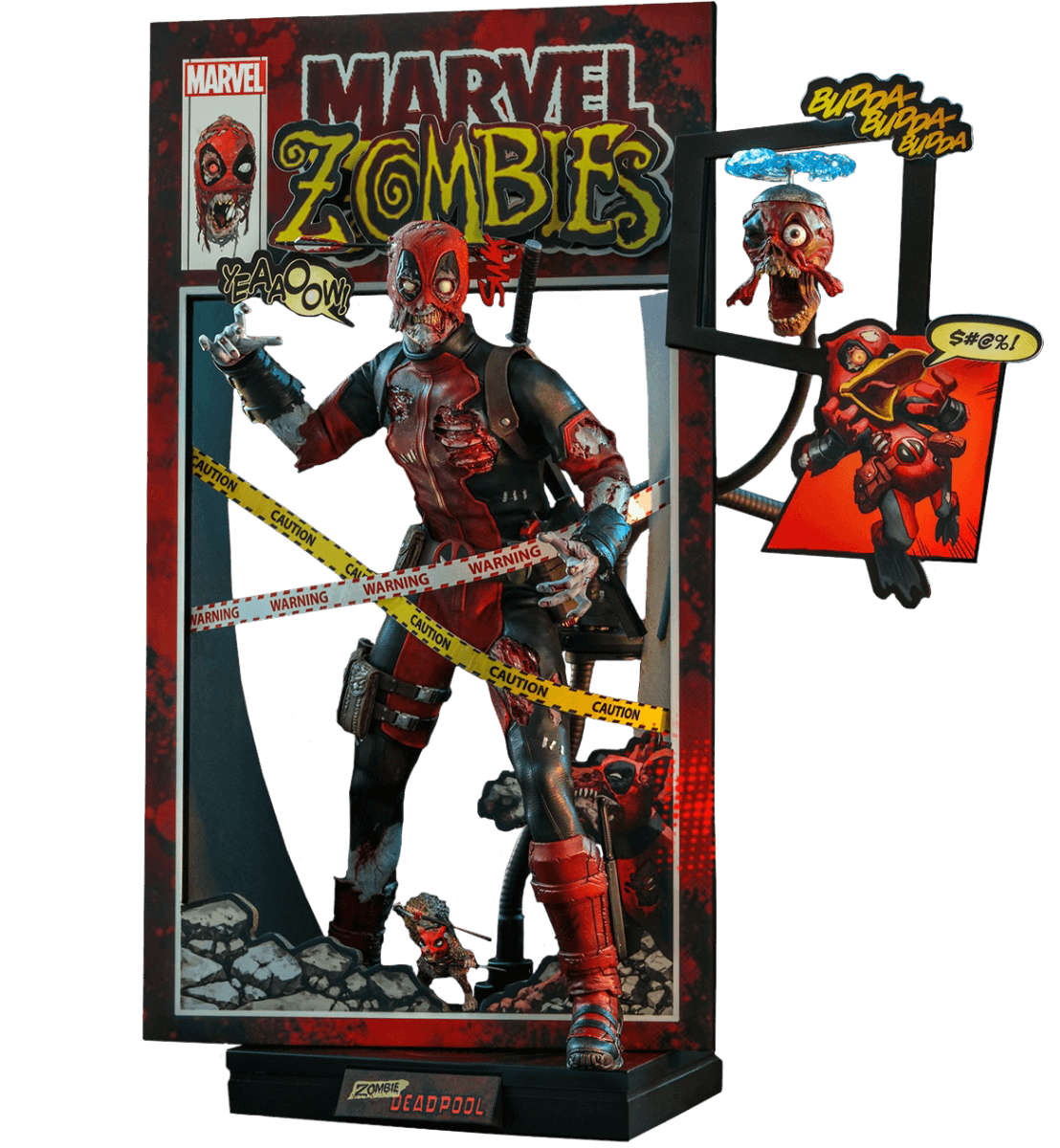 HOTCMS06 Marvel Zombies (comics) - Deadpool 1:6 Scale 12" Action Figure - Hot Toys - Titan Pop Culture