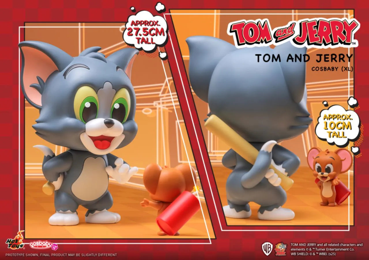 HOTCOSB1127 Tom & Jerry - Tom & Jerry XL Cosbaby - Hot Toys - Titan Pop Culture