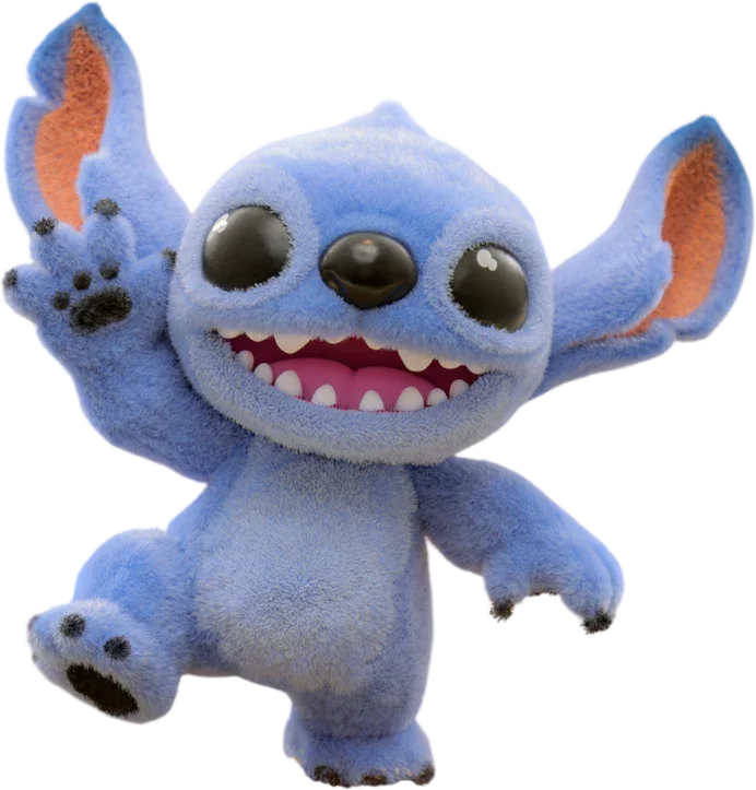 Lilo & Stitch (2025) - Stitch w/Velvet Hair Standing Cosbaby