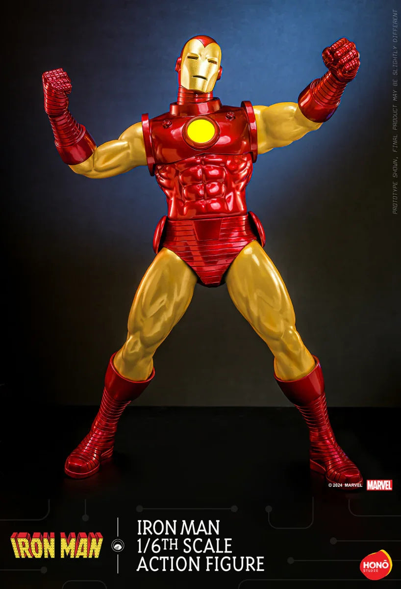 Iron Man - Figura de acción coleccionable a escala 1:6 de Iron Man (HONO STUDIOS)