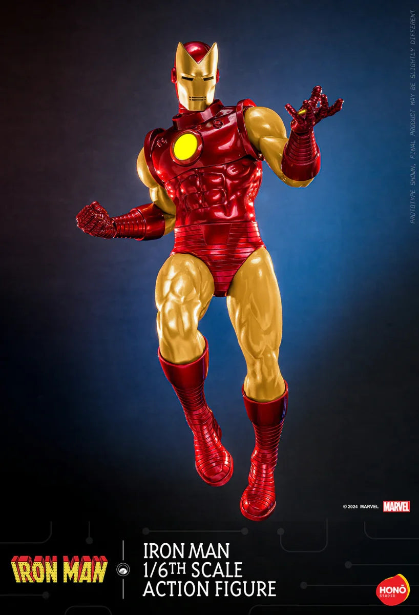 Iron Man - Figura de acción coleccionable a escala 1:6 de Iron Man (HONO STUDIOS)
