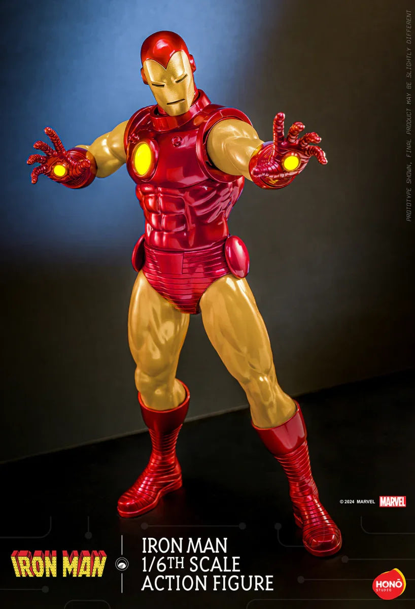 Iron Man - Figura de acción coleccionable a escala 1:6 de Iron Man (HONO STUDIOS)