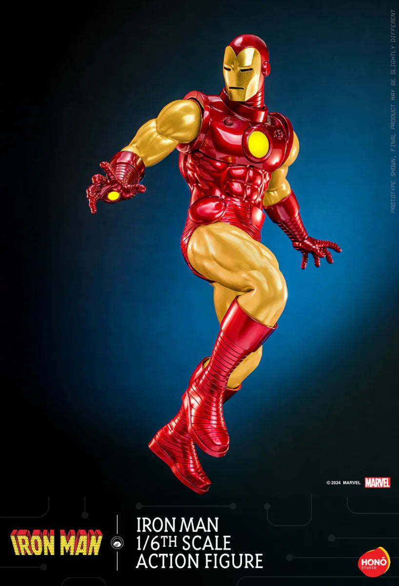 Iron Man - Figura de acción coleccionable a escala 1:6 de Iron Man (HONO STUDIOS)