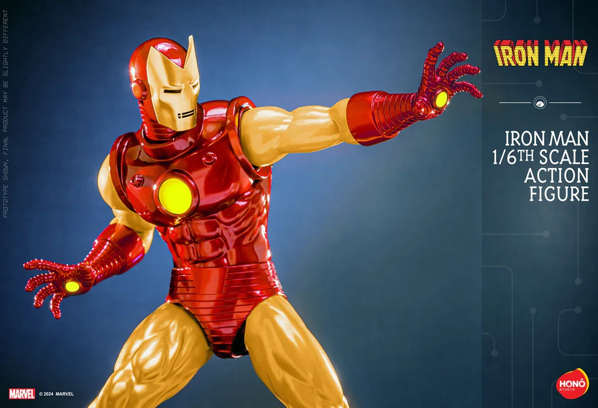Iron Man - Figura de acción coleccionable a escala 1:6 de Iron Man (HONO STUDIOS)