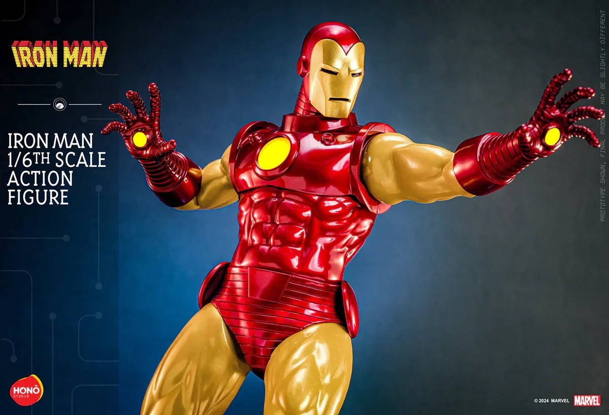 Iron Man - Figura de acción coleccionable a escala 1:6 de Iron Man (HONO STUDIOS)