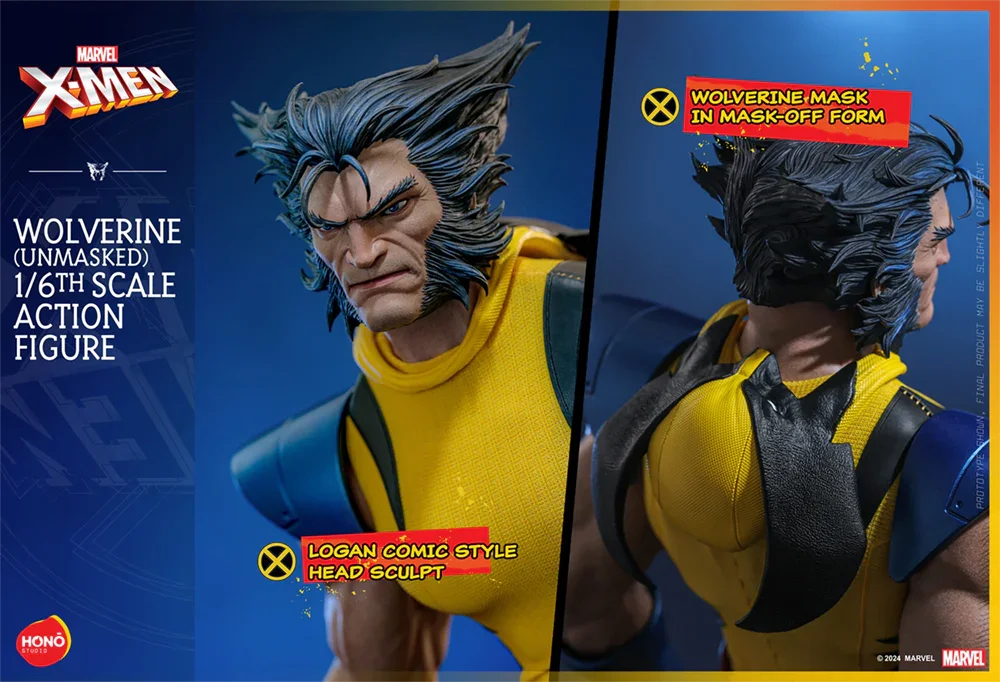 X-Men - Wolverine Unmasked (Hono Studios) 1:6 Scale Collectable Action Figure