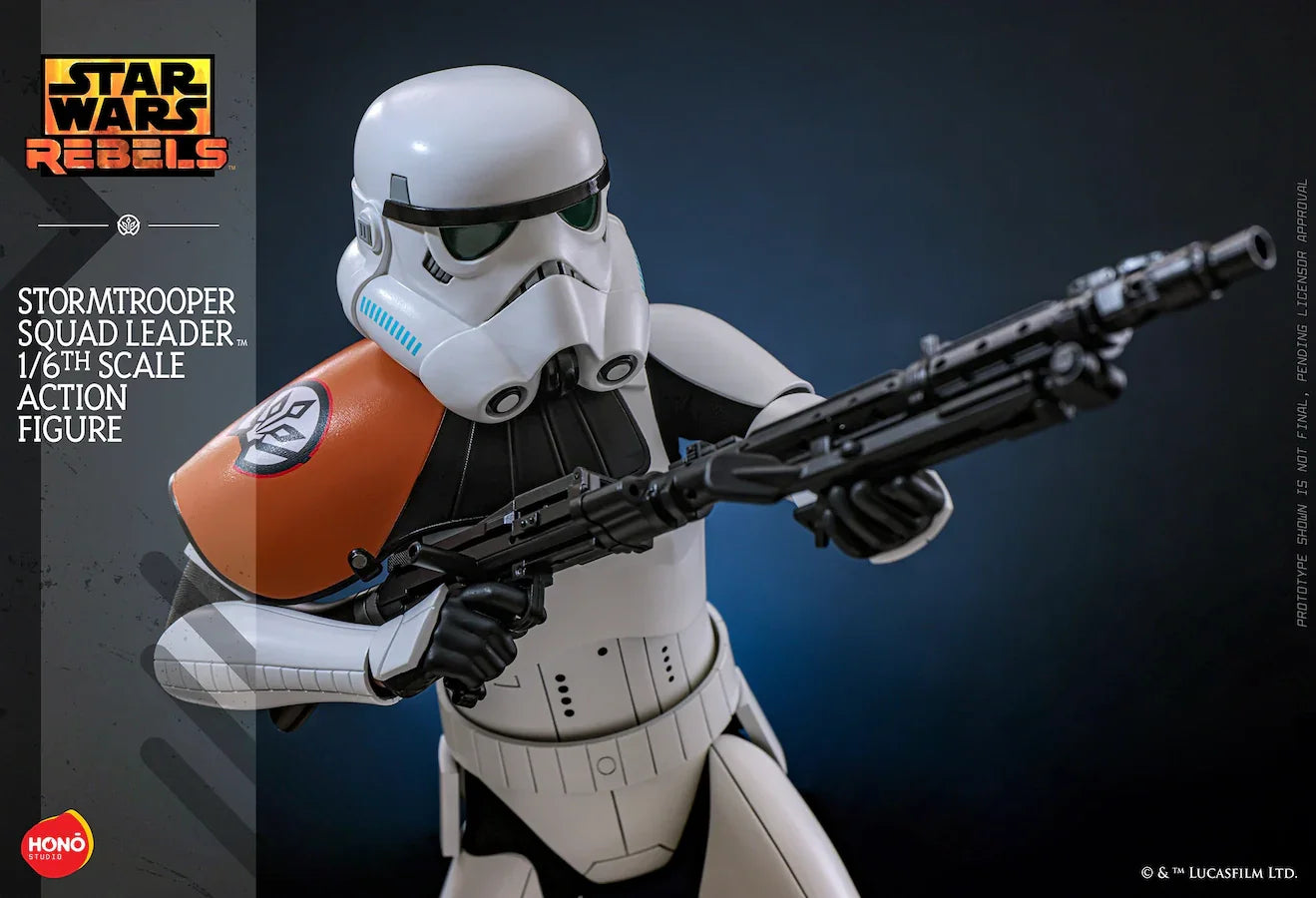 Figura coleccionable de Aciton a escala 1:6 de Star Wars - Líder del escuadrón de soldados de asalto (HONO Studios)