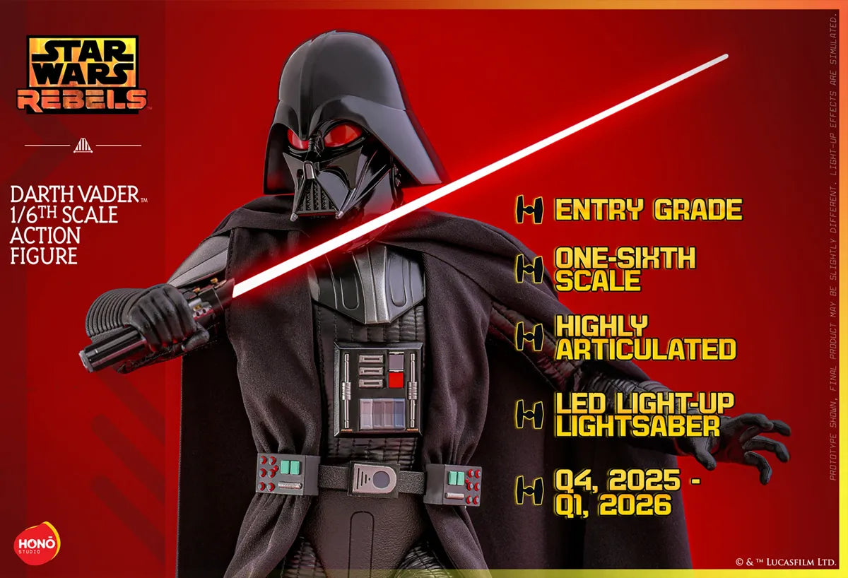 HOTHS10 Star Wars: Rebels - Darth Vader (HONO Studios) 1:6 Scale Collectable Action Figure - Hot Toys - Titan Pop Culture