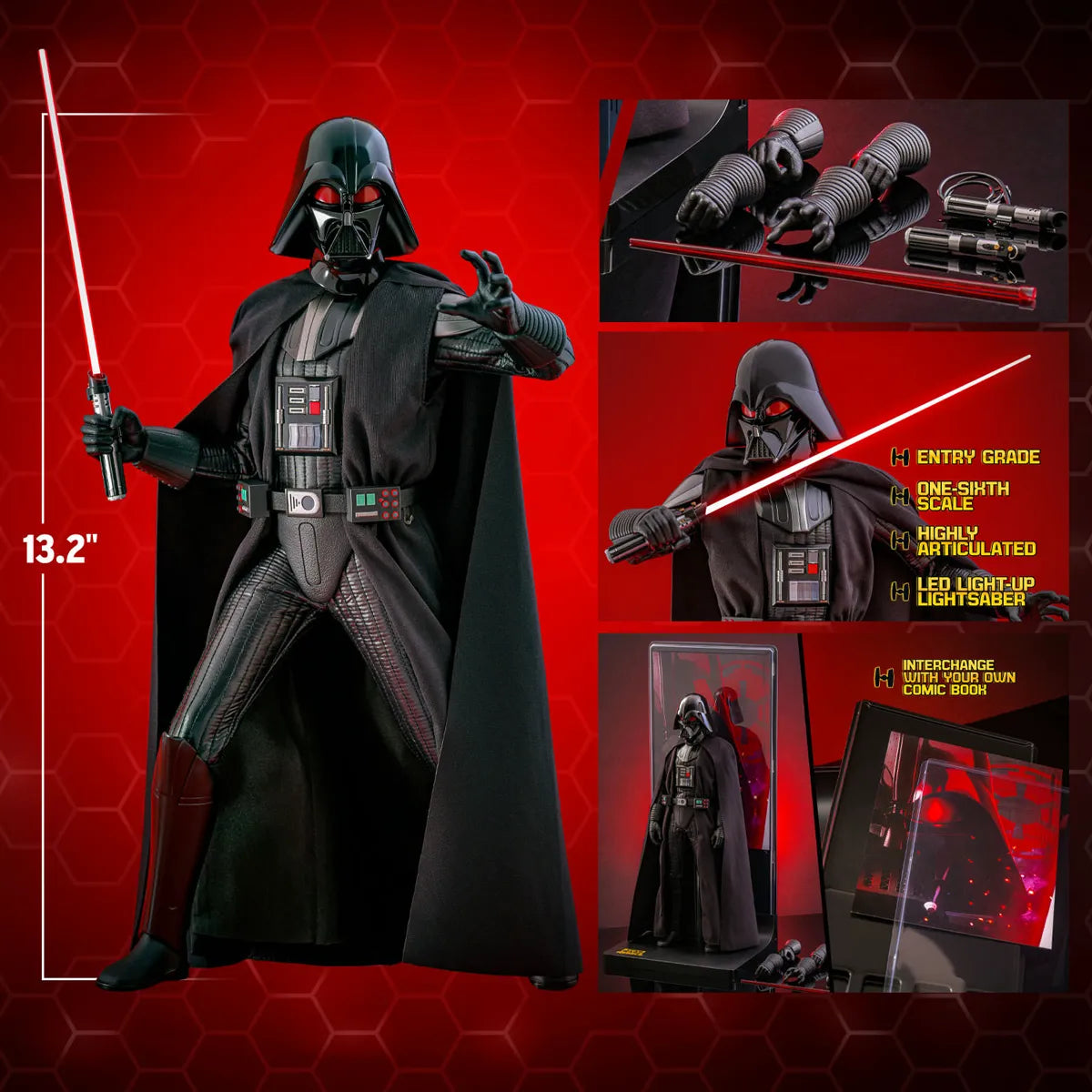 HOTHS10 Star Wars: Rebels - Darth Vader (HONO Studios) 1:6 Scale Collectable Action Figure - Hot Toys - Titan Pop Culture