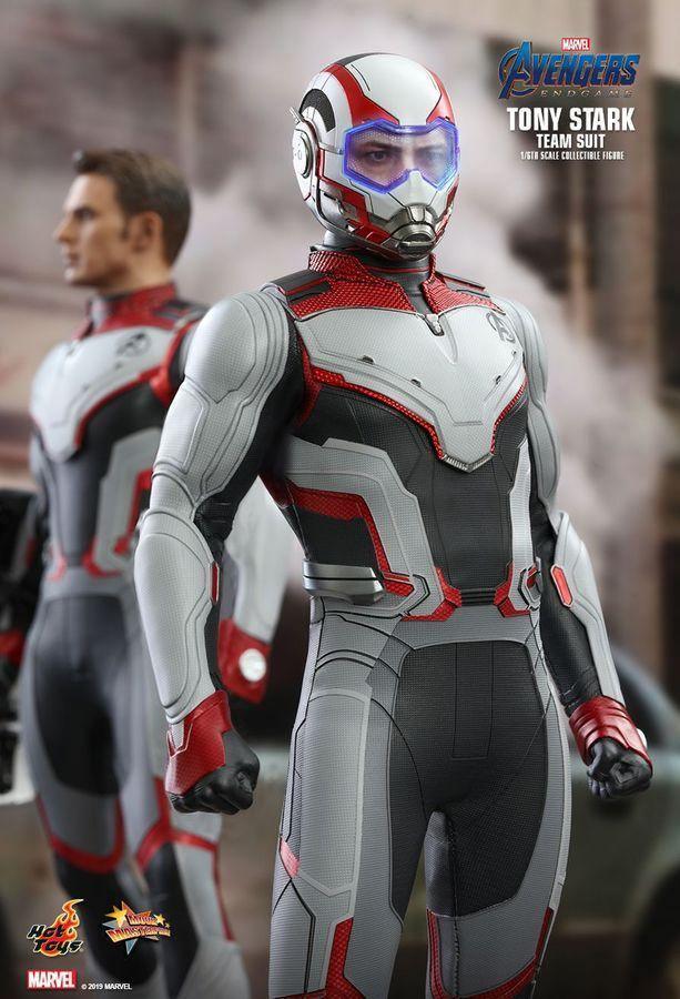 HOTMMS537 Avengers 4: Endgame - Tony Stark Team Suit 12" 1:6 Scale Action Figure - Hot Toys - Titan Pop Culture