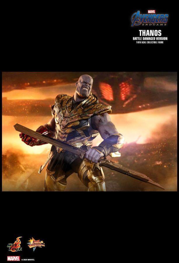 HOTMMS564 Avengers 4: Endgame - Thanos Battle Damaged 1:6 Scale 12" Action Figure - Hot Toys - Titan Pop Culture