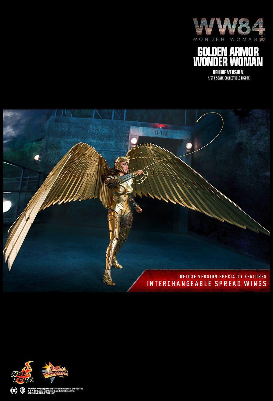 HOTMMS578 Wonder Woman 2: WW84 - Golden Armor Deluxe 1:6 Scale 12" Action Figure - Hot Toys - Titan Pop Culture