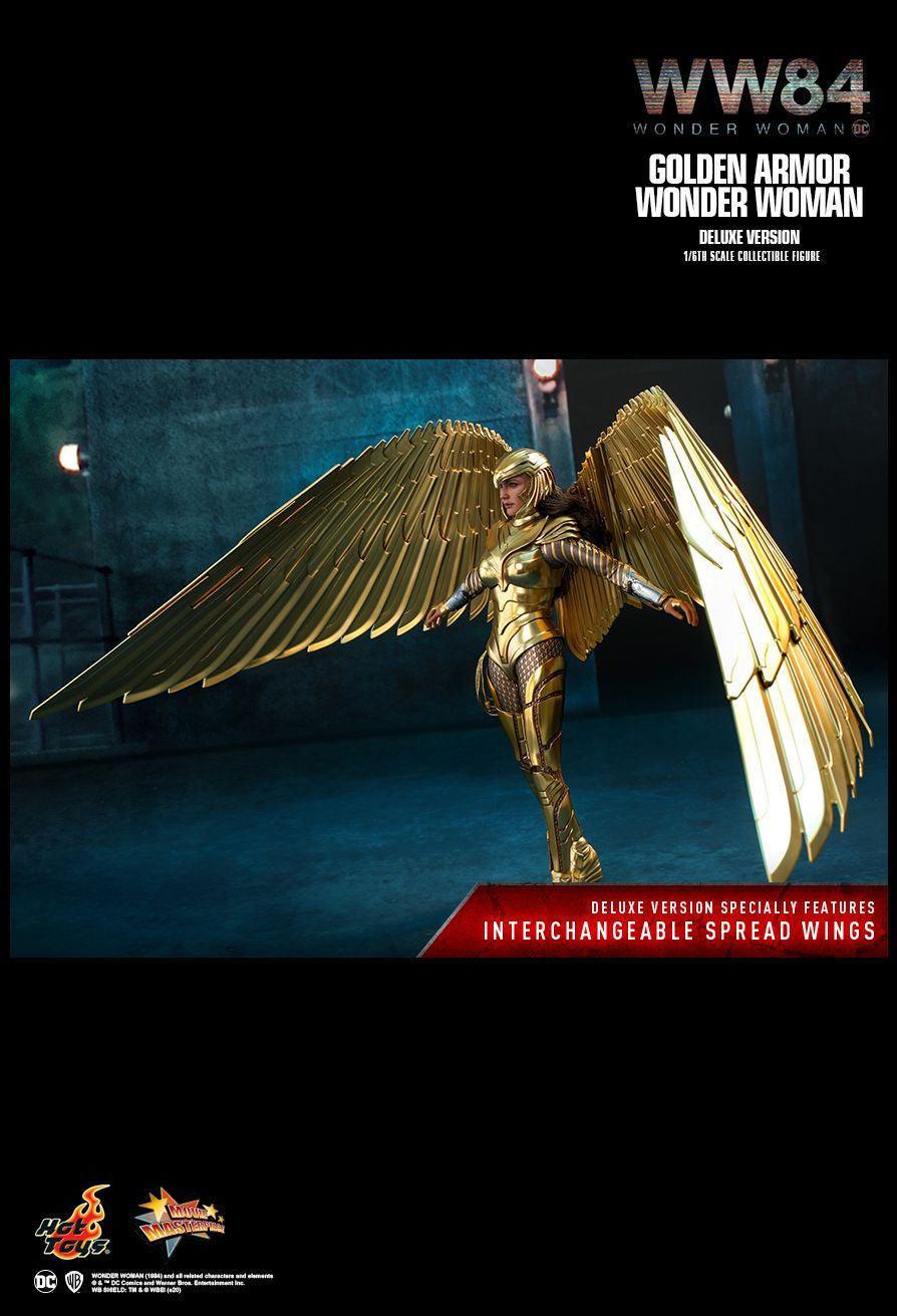 HOTMMS578 Wonder Woman 2: WW84 - Golden Armor Deluxe 1:6 Scale 12" Action Figure - Hot Toys - Titan Pop Culture
