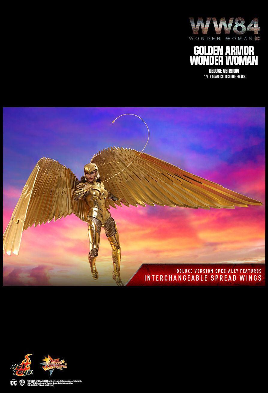 HOTMMS578 Wonder Woman 2: WW84 - Golden Armor Deluxe 1:6 Scale 12" Action Figure - Hot Toys - Titan Pop Culture