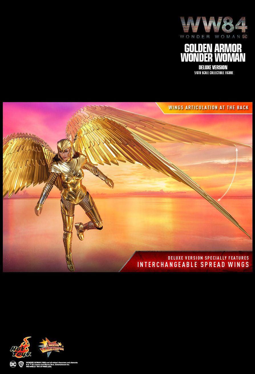HOTMMS578 Wonder Woman 2: WW84 - Golden Armor Deluxe 1:6 Scale 12" Action Figure - Hot Toys - Titan Pop Culture