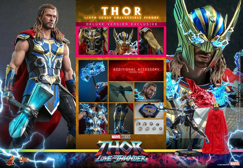 HOTMMS656 Thor 4: Love and Thunder - Thor Deluxe 1:6 Scale Action Figure - Hot Toys - Titan Pop Culture