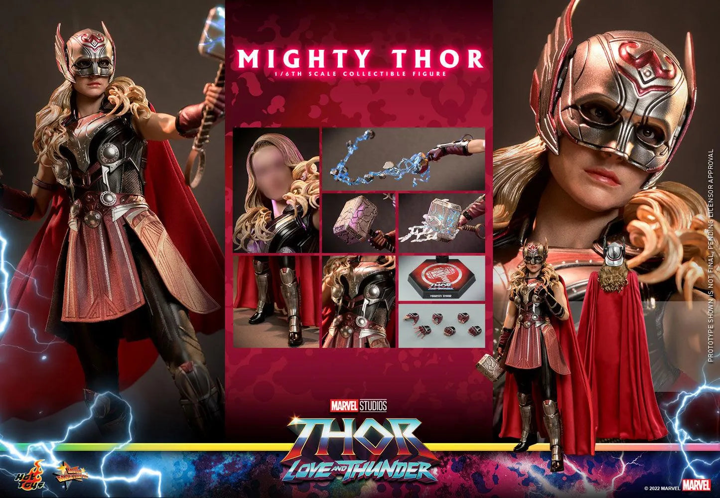 HOTMMS663 Thor 4: Love and Thunder - Mighty Thor 1:6 Scale Action Figure - Hot Toys - Titan Pop Culture
