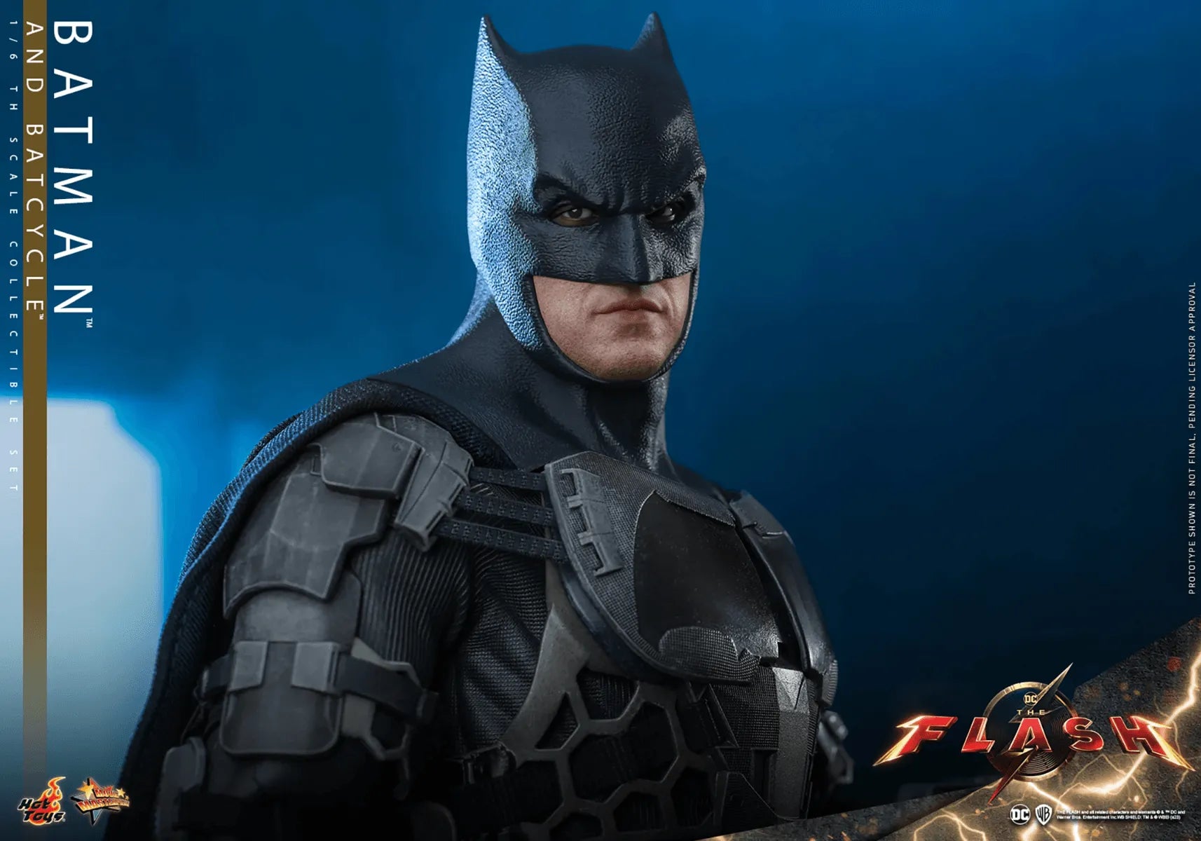 HOTMMS705 The Flash (2023) - Batman & Batcycle 1:6 Scale Collectable Action Figure Set - Hot Toys - Titan Pop Culture