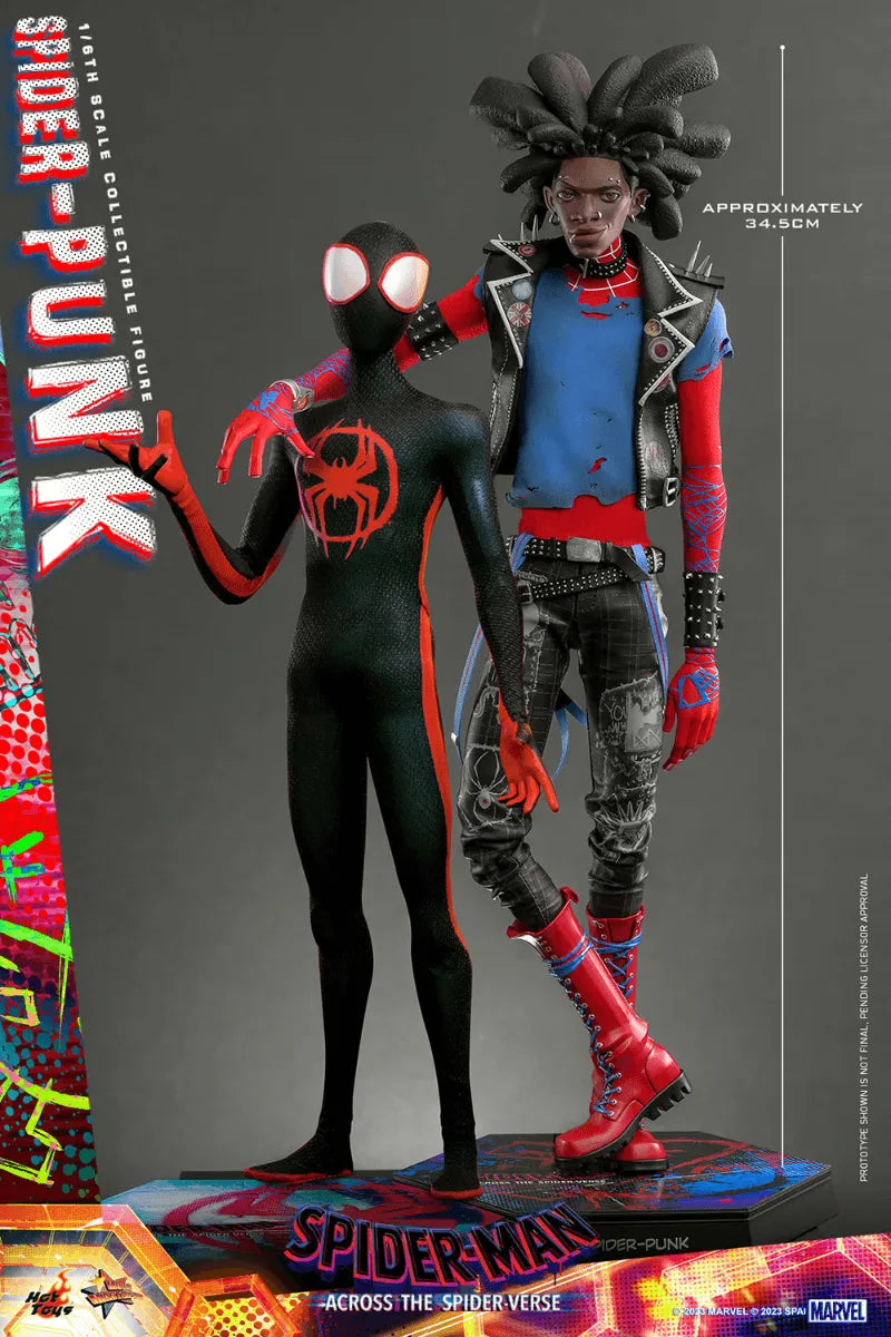 HOTMMS726 Spider-Man: Across the Spider-Verse - Spider-Punk 1:6 Scale Collectable Action Figure - Hot Toys - Titan Pop Culture