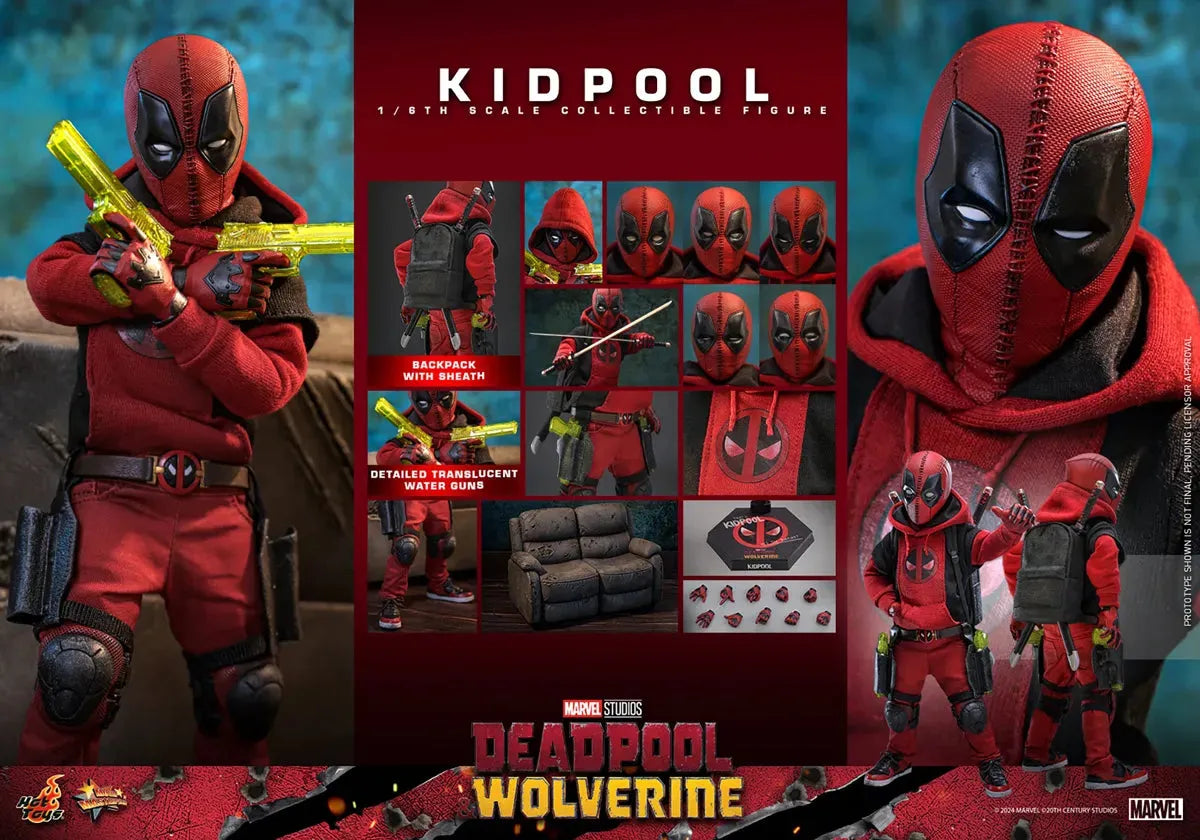 HOTMMS763 Deadpool & Wolverine - Kidpool 1:6 Scale Collectable Action Figure - Hot Toys - Titan Pop Culture