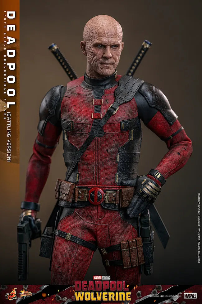 HOTMMS782 Deadpool & Wolverine - Deadpool (Battling Version) 1:6 Scale Collectible Action Figure - Hot Toys - Titan Pop Culture