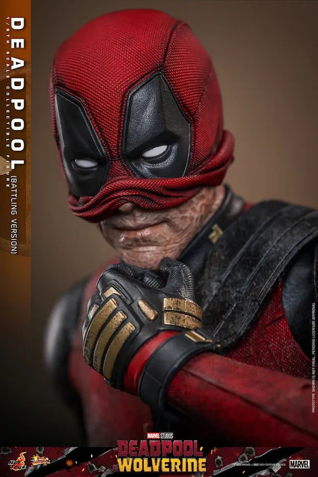 HOTMMS782 Deadpool & Wolverine - Deadpool (Battling Version) 1:6 Scale Collectible Action Figure - Hot Toys - Titan Pop Culture