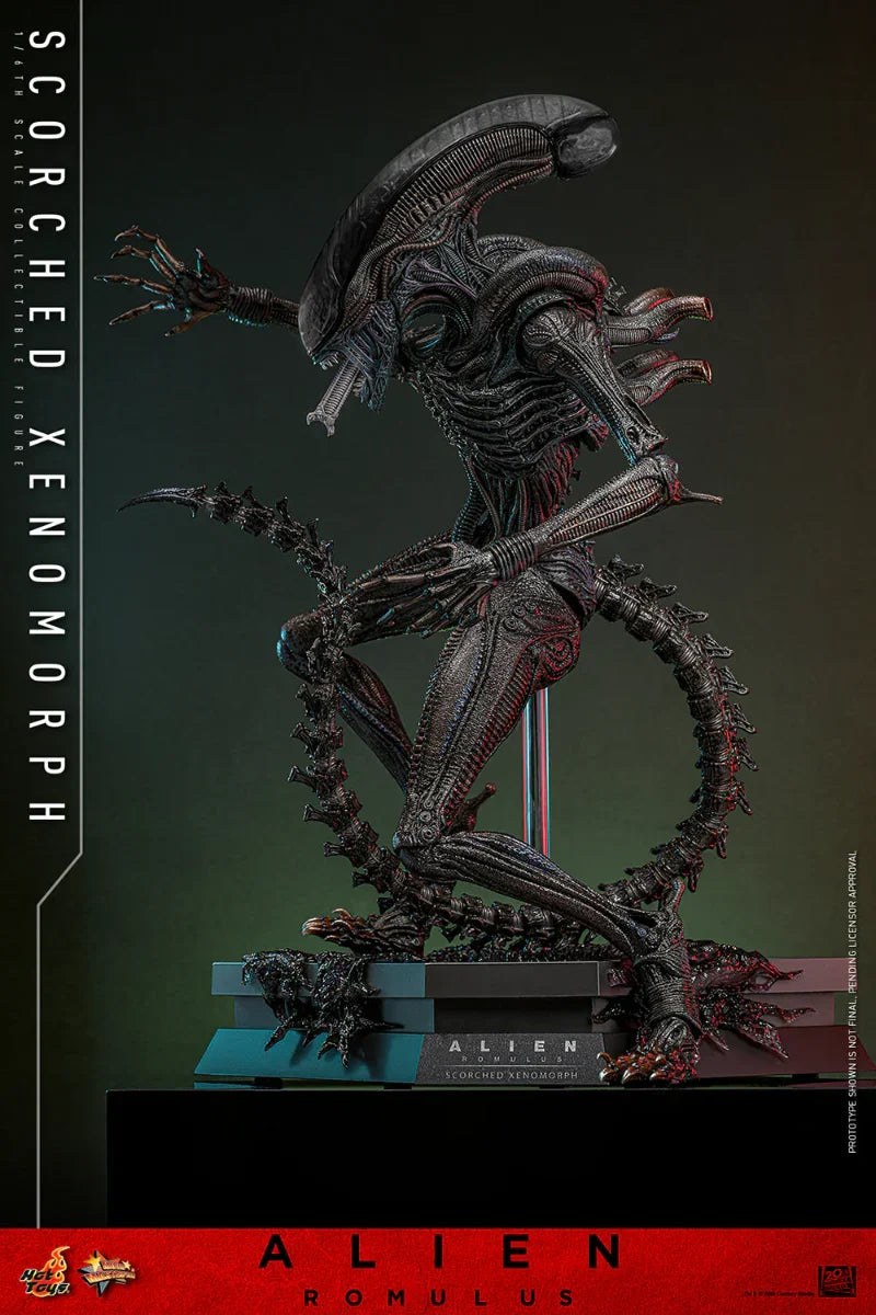 Alien: Romulus - Figura de acción coleccionable de Xenomorfo Quemado a escala 1:6