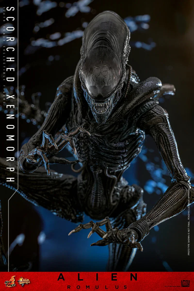 Alien: Romulus - Figura de acción coleccionable de Xenomorfo Quemado a escala 1:6