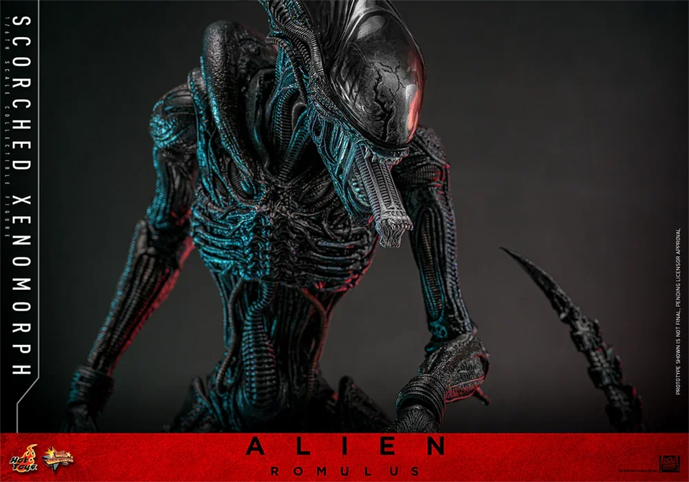 Alien: Romulus - Figura de acción coleccionable de Xenomorfo Quemado a escala 1:6