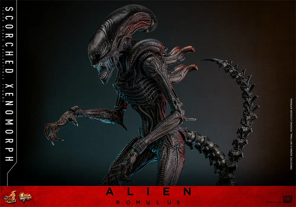 Alien: Romulus - Figura de acción coleccionable de Xenomorfo Quemado a escala 1:6