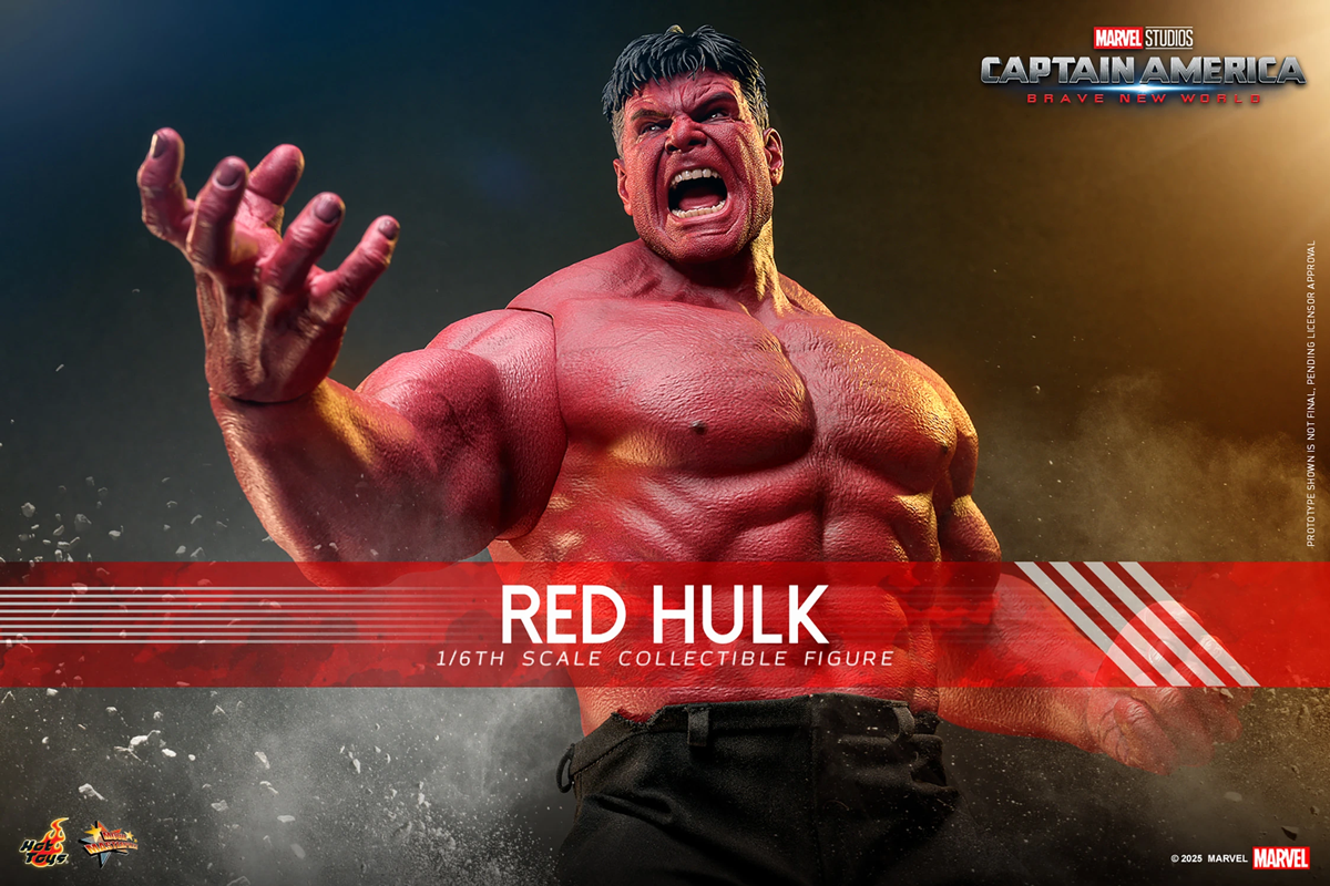 Captain America: Brave New World - Red Hulk 1:6 Scale Collectable Action Figure