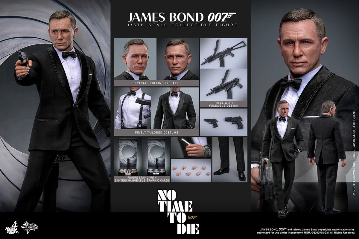 James Bond: Sin tiempo para morir - Figura de acción coleccionable de James Bond (Daniel Craig) a escala 1:6